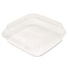 ClearView SmartLock Hinged Lid Container, 9.22 x 8.88 x 2.91, Clear, Plastic, 200/Carton