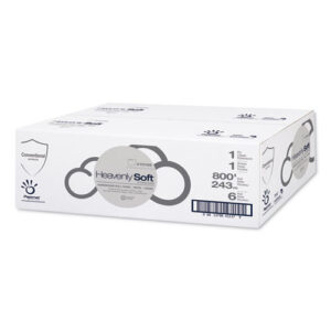 Heavenly Soft Hardwound Paper Towel, Standard, 1-Ply, 7.8" x 800 ft, White, 6 Rolls/Carton
