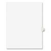 Preprinted Legal Exhibit Side Tab Index Dividers, Avery Style, 26-Tab, P, 11 x 8.5, White, 25/Pack, (1416)