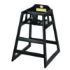 Wooden Stackable High Chair, Supports Up to 50 lb, 29.02" h, Espresso