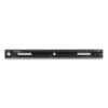KleenEarth Recycled Ruler, Standard/Metric, 12" Long, Plastic, Black