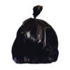 Reprocessed Resin Can Liners, 45 gal, 2 mil, 40" x 46", Black, 100/Carton
