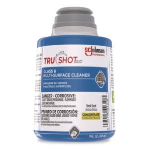 TruShot 2.0 Glass and Multisurface Cleaner, Fresh Scent, 9 oz Cartridge, 4/Carton