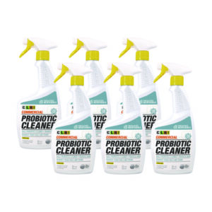 Commercial Probiotic Cleaner, Lemon Scent, 32 oz Spray Bottle, 6/Carton