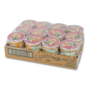 Grab and Go Cheddar Cheese Crisps, 1.4 oz Can, 12 Carton
