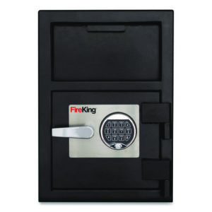 Depository Security Safe, 0.95 cu ft, 14 x 15.5 x 20, Black