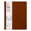 Hardcover Business Journal, Elastic Closure, 1-Subject, Narrow Rule, Cognac Cover, (96) 10 x 8 Sheets