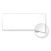 Magnetic Porcelain Whiteboard with Aluminum Frame, 144.5" x 48.5", White Surface, Satin Aluminum Frame