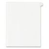 Preprinted Legal Exhibit Side Tab Index Dividers, Allstate Style, 10-Tab, 1, 11 x 8.5, White, 25/Pack