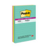 Pads in Supernova Neon Collection Colors, Note Ruled, 4" x 6", 90 Sheets/Pad, 3 Pads/Pack