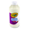 Artista II Washable Tempera Paint, White, 16 oz Bottle