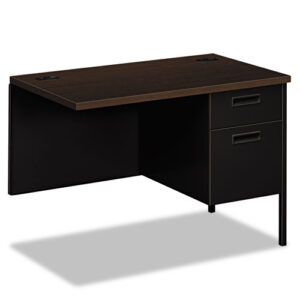 Metro Classic Series Workstation Return, Right, 42w x 24d x 29.5h, Mocha/Black