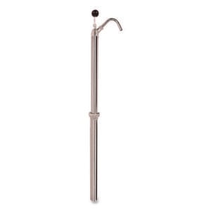 Bottle Pump, 22 oz Output, Steel, 42.5" Tall, Chrome