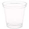 Comet Plastic Portion/Shot Glass, 1 oz, Clear, 50/Pack, 50 Packs/Carton