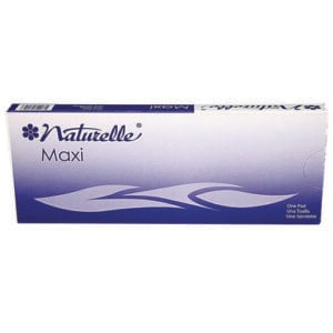 Naturelle Maxi Pads, #8 Ultra Thin, 250 Individually Wrapped/Carton