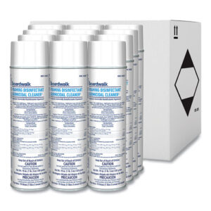 Foaming Disinfectant Germicidal Cleaner, Flowery Scent, 19 oz Aerosol Can, 12/Carton