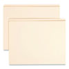 Top Tab File Folders with Inside Pocket, Straight Tabs, Letter Size, Manila, 50/Box
