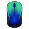 Design Collection Limited Edition Wireless Mouse. 2.4 GHz, 33 ft, Left/Right Hand Use, Blue Aurora