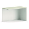 38000 Series Return Shell, Right, 48w x 24d x 29.5h,Silver Mesh/Light Gray