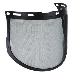 Skullerz 8999 Mesh Face Shield Replacement for Hard Hat and Safety Helmet, Black