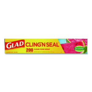 Cling'N Seal Plastic Food Wrap, 200 sq ft