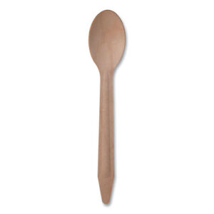 Wood Cutlery, General Purpose Spoon, Natural, 500/Carton