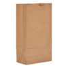 Grocery Paper Bags, #10 Size, Extra-Heavy-Duty, 7" x 4.38" x 13.75", Natural, 500/Bundle