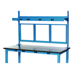 Panel Mounting Rail, For Use with Global Industrial 48" Wide Workbenches, 150 lb Weight Capacity