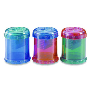 Manual Pencil and Crayon Sharpener, Randomly Assorted Colors