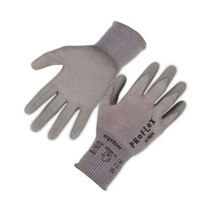 ProFlex 7024 ANSI A2 PU Coated CR Gloves, Gray, X-Large, Pair