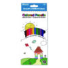 Colored Pencil Set, 3 mm, Assorted Lead and Barrel Colors, 12/Set