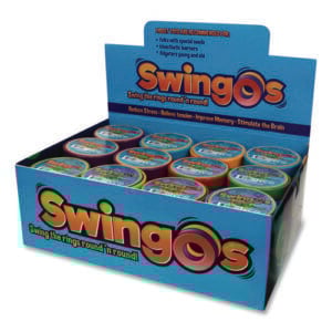 Swingos Fidget Toy, Small, Assorted Colors, 24/Carton