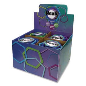 Hexle Fidget Toy, Small, Assorted Colors, 24/Carton