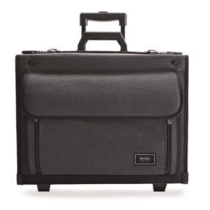Classic Recycled Rolling Catalog Case, Fits Device Up to 17.3", 9.31 x 9.31 x 16.14, Gray/Black
