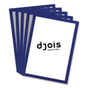 SOLO Magnetic Frame, 8.5 x 11 Insert, Blue Frame, 5/Pack