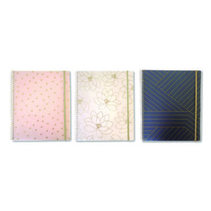Keep It In Line Notebook Organizer, Medium/College Rule, Randomly Assorted Cover Colors and Designs, (100) 11.5 x 9 Sheets