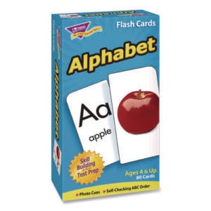 ESL and ELL Resources Alphabet Flash Cards, 3" x 3", Multicolor, 80 Cards/Set