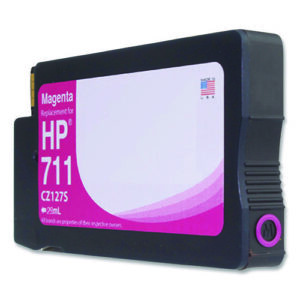 Remanufactured Magenta Ink, Replacement for 711 (CZ131A), 29 mL