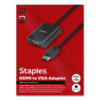 HDMI to VGA Audio/Video Adapter, 6", Black