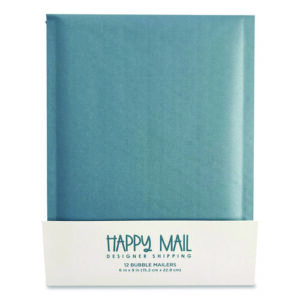 Self-Sealing Bubble Mailer, 6 x 9, Blue, 12/Pack