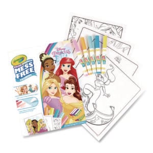 Disney Princess Color Wonder Kit, (18) Coloring Pages and (5) Markers
