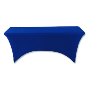 iGear Fabric Table Cover, Polyester/Spandex, 30 "x 72", Blue