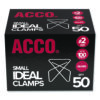 Ideal Clamps, #2, Smooth, Silver, 50/Box