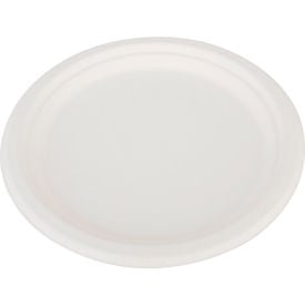 SCT® Champware Bagasse Dinnerware Plate 10"" Dia. White Pack of 500