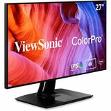 ViewSonic VP2768a-4K 27 Inch Premium IPS 4K Monitor with Advanced Ergonomics, ColorPro 100% sRGB Rec 709, 14-bit 3D LUT, Eye Care, HDMI, USB C, DisplayPort for Professional Home and Office