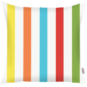 Regatta Stripes Decorative Throw Pillow Cover