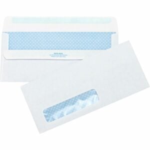 Universal One® Self Seal Business Window Envelopes Security Tint 9-1/2""Wx4-1/8""H Wht 500/Pk