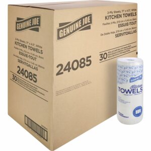 2-Ply Perforated Paper Towel Rolls 9"" x 11"" White 85 Sheets/Roll 30 Rolls/Case - BWK6272