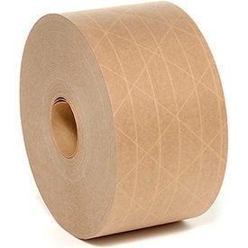Holland Hi Tech Reinforced Water Activated Tape 3"" x 450' 5 Mil Tan