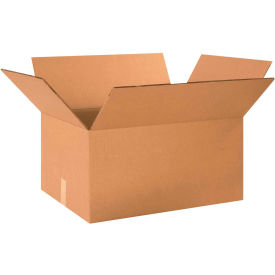 Global Industrial™ HD Double Wall Cardboard Corrugated Boxes 24""L x 14""W x 12""H Kraft